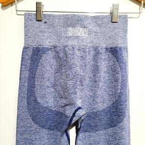 PINK Blue Ombre High Waist Seamless Workout Tights Leggings size S